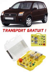 Kit trusa Set becuri H4 compatibila cu Ford Fusion din 2002 - 2012 , bec far, semnalizare , pozitie, iluminare numar, frana, plafoniera, stop frana