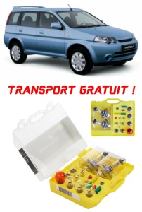 Kit trusa Set becuri H4 compatibila cu Honda HR-V GH din 1999 - 2006 , bec far, semnalizare , pozitie, iluminare numar, frana, plafoniera, stop frana