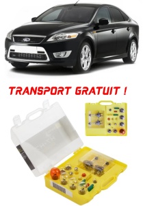 Kit trusa Set becuri H7 compatibila cu Ford Mondeo IV din 2007 - 2014 , bec far, semnalizare , pozitie, iluminare numar, frana, plafoniera, stop frana