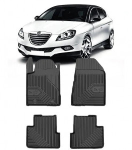 Lancia Delta III Din 2008 - 12.2014, Hatchback , Set Covorase Auto Tip Tavita Premium 3D, din cauciuc accesorii pentru autoturismul tau - masina v169268