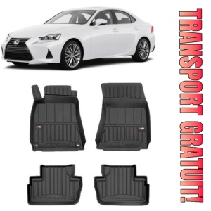 Lexus Is II Din 12.2005 - 05.2013, Sedan Nu Corespunde Pentru 4X4 , Set Covorase Auto Tip Tavita Premium 3D, din cauciuc