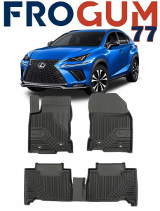 Lexus Nx Din 02.2015 - Prezent, Suv , Set Covorase Auto Tip Tavita Premium 3D, din cauciuc accesorii pentru autoturismul tau - masina v168065