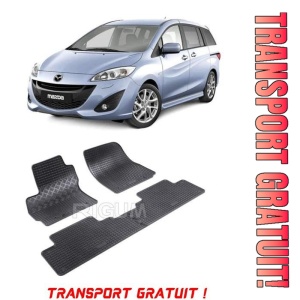 Mazda 5 fabricat din 2011 - Prezent (Randul 3), set covorase auto dedicate, din cauciuc 100% Premium - Transport Gratuit