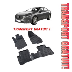 Mazda 6 2012-2022 Set 4 covorase auto din cauciuc tip tavita premium line 3D - Transport Gratuit!