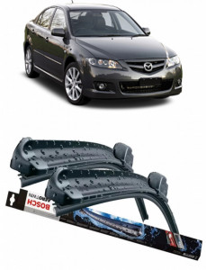 Mazda 6 Estate Set 2 stergatoare parbriz Bosch Aerotwin 600/475mm compatibile cu Mazda 6 Estate (GH) (2007-2013) (60 cm / 40 cm) accesorii pentru autoturismul tau - masina v118845