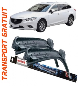 Mazda 6 Estate Set 2 stergatoare parbriz Bosch Aerotwin 600/475mm compatibile cu Mazda 6 Estate (GJ, GL) (2012-2020) (60 cm / 45 cm) accesorii pentru autoturismul tau - masina v118437