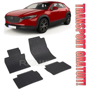 Mazda CX-30, Suv, fabricat din 08.2019 - Prezent, set covorase auto dedicate, din cauciuc 100% Premium