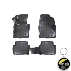 Mazda CX-5 I 2012-2017 Set 4 covorase auto din cauciuc tip tavita premium line 3D accesorii pentru autoturismul tau - masina v242638