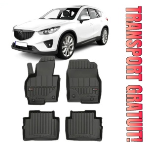 Mazda CX-5 I, Suv, Din 02.2012 - 06.2017 , Set Covorase Auto Tip Tavita Premium 3D, din cauciuc