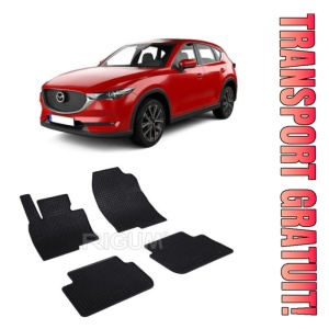 Mazda CX-5 II, Suv, fabricat din 07.2017 - Prezent, set covorase auto dedicate, din cauciuc 100% Premium