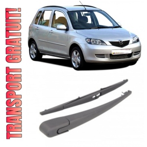 Mazda II Brat stergator pentru luneta spate cu lamela 360 mm, compatibil cu Mazda II Hatchback fabricat intre 2003-2007, calitate extra