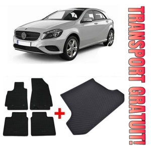Mercedes A-CLAss clasa A W176 Hatchback din 09.2012 - 04.2018 *1, Set Covorase + tavita portbagaj auto