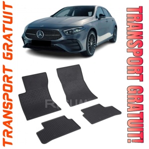 Mercedes A-Class W177 PhEV fabricat din 08.2019 - Prezent, Sedan, set covorase auto dedicate, din cauciuc 100% Premium