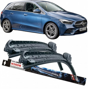 Mercedes B-Class Set 2 stergatoare parbriz Bosch Bosch Aerotwin 65 cm/47.5 cm compatibile cu Mercedes-Benz B-Class Sports Tourer (W246, W242) din 2011-2018 (65 cm / 47.5 cm) accesorii pentru autoturismul tau - masina v127766