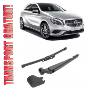 Mercedes-Benz A-Class Brat stergator pentru luneta spate cu lamela 240 mm, compatibil cu Mercedes-Benz A-Class Hatchback fabricat intre 2012-2018, calitate extra