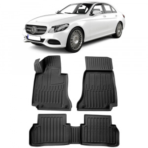 Mercedes Benz W205 C (2014-2021) Set covorase auto cauciuc G.Modern Line 3D accesorii pentru autoturismul tau - masina v66984