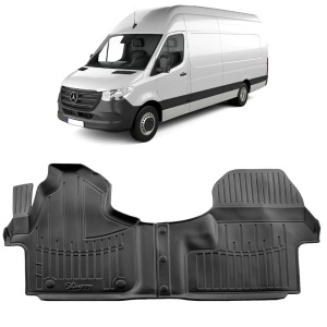 Mercedes Benz W907 Sprinter III (2018-) (1+2) Set covorase auto cauciuc G.Modern Line 3D transport gratuit accesorii pentru autoturismul tau - masina v50238