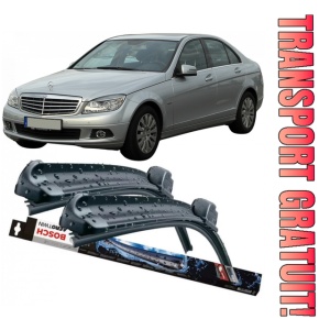 Mercedes C-Class Set 2 stergatoare parbriz Bosch Bosch Aerotwin 60 cm/60 cm compatibile cu Mercedes-Benz C-Class Coupe (C204) din 2011 (60 cm / 60 cm)