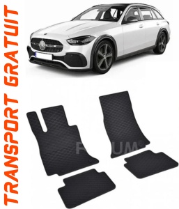 Mercedes C-Class W206 fabricat din 06.2021 - Prezent, Combi, set covorase auto dedicate, din cauciuc 100% Premium accesorii pentru autoturismul tau - masina v152499
