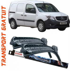 Mercedes Citan Set 2 stergatoare parbriz Bosch Bosch Aerotwin compatibile cu Mercedes-Benz Citan 2012-2021 (55 cm / 53 cm) accesorii pentru autoturismul tau - masina v130038
