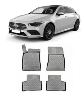 Mercedes Cla II, Combi, Din 09.2019 - Prezent , Set Covorase Auto Tip Tavita Premium 3D, din cauciuc accesorii pentru autoturismul tau - masina v169841