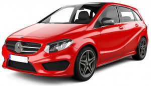 Mercedes Clasa B W246, Hatchback, fabricat din 10.2011 - 12.2018, set covorase auto dedicate, din cauciuc 100% Premium accesorii pentru autoturismul tau - masina v154762