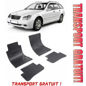 Mercedes Clasa C W203, Combi, fabricat din 2001 - 11.2007, set covorase auto dedicate, din cauciuc 100% Premium - Transport Gratuit