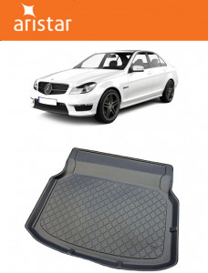 Mercedes clasa C W204 Sedan din 04.2007 - 02.2014, Tavita Pentru Portbagaj Lux Premium Dedicata, Bancheta Rabatabila (V2) *2 accesorii pentru autoturismul tau - masina v200828