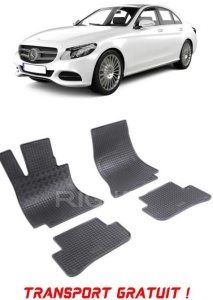 Mercedes Clasa C W205, Sedan, fabricat din 03.2014 - 11.2020, set covorase auto dedicate, din cauciuc 100% Premium - Transport Gratuit accesorii pentru autoturismul tau - masina v38885