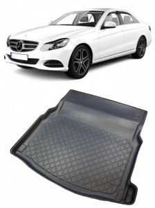 Mercedes clasa E W213 Sedan din 04.2016 - Prezent, Tavita Pentru Portbagaj Lux Premium Dedicata, Bancheta Rabatabila *1 accesorii pentru autoturismul tau - masina v205058