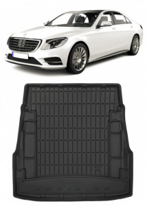 Mercedes clasa S W222 Sedan din 07.2013 - 11.2020, Tavita Pentru Portbagaj Lux Premium Dedicata, Bancheta Culisanta Electric *2 accesorii pentru autoturismul tau - masina v195751