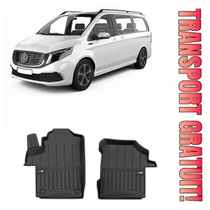 Mercedes Eqv Din 10.2020 - Prezent, Van , Set Covorase Auto Tip Tavita Premium 3D, din cauciuc