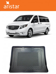 Mercedes Evito W447 Van din 10.2020 - Prezent, Tavita Pentru Portbagaj Lux Premium Dedicata, Ampatament Extralung In Spatele Randului 3 *2 accesorii pentru autoturismul tau - masina v197784