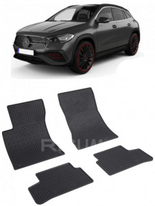 Mercedes Gla H247, Suv, fabricat din 12.2019 - Prezent, set covorase auto dedicate, din cauciuc 100% Premium accesorii pentru autoturismul tau - masina v155574