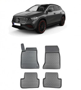 Mercedes Gla X156, Suv, Din 03.2014 - 11.2019 , Set Covorase Auto Tip Tavita Premium 3D, din cauciuc accesorii pentru autoturismul tau - masina v173820