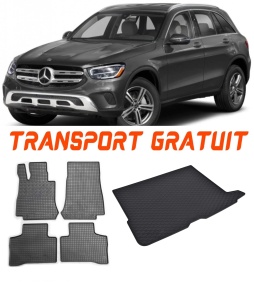 Mercedes Glc X253 din 09.2015 - Prezent Suv *2 , Set Covorase + tavita portbagaj auto accesorii pentru autoturismul tau - masina v1437