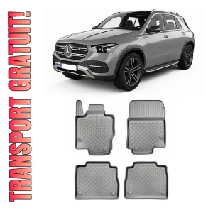 Mercedes Gle II W167, Suv, Din 11.2018 - Prezent , Set Covorase Auto Tip Tavita Premium 3D, din cauciuc