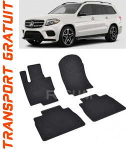 Mercedes Gls II X167 fabricat din 2019 - Prezent, Suv, set covorase auto dedicate, din cauciuc 100% Premium accesorii pentru autoturismul tau - masina v152998