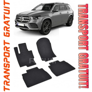 Mercedes Gls PhEV fabricat din 2019 - Prezent, Suv, set covorase auto dedicate, din cauciuc 100% Premium
