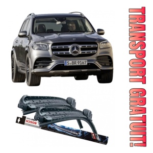 Mercedes Gls Set 2 stergatoare parbriz Bosch Bosch Aerotwin compatibile cu Mercedes-Benz Gls 2015-2019 (65 cm / 57.5 cm)
