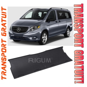 Mercedes Vito set covorase auto dedicate, din cauciuc dedicate Mercedes Vito W447 fabricatie 10.2014 - prezent, caroserie van, rand 2