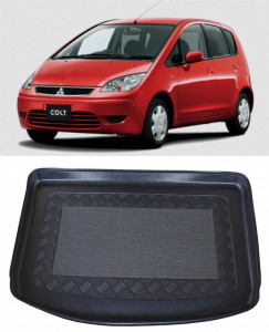 Mitsubishi Colt Zm Hatchback din 11.2008 - 2013, Tavita Pentru Portbagaj Lux Premium Dedicata, 5 Usi Portbagaj Inferior *1 accesorii pentru autoturismul tau - masina v197635