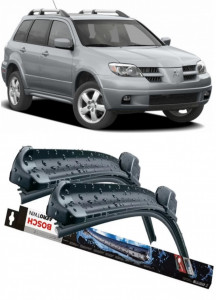 Mitsubishi Outlander I Set 2 stergatoare parbriz Bosch Aerotwin 600/475mm compatibile cu Mitsubishi OUTLANDER I (CU_W) (2003-2007) (55 cm / 47.5 cm) accesorii pentru autoturismul tau - masina v116758