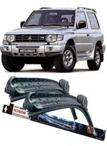 Mitsubishi Pajero II Set 2 stergatoare parbriz Bosch Aerotwin 600/475mm compatibile cu Mitsubishi PAJERO II (V3_W) (2005-2007) (50 cm / 50 cm) accesorii pentru autoturismul tau - masina v114677