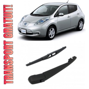 Nissan Leaf Brat stergator pentru luneta spate cu lamela 250 mm, compatibil cu Nissan Leaf Hatchback fabricat intre 2010, calitate extra