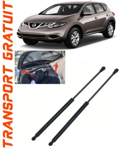 Nissan Murano II Set 2 amortizoare pentru portbagaj / haion Krosno compatibil cu Nissan Murano II SUV fabricat intre 2008-2014 accesorii pentru autoturismul tau - masina v87414