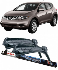 Nissan Murano Set 2 stergatoare parbriz Bosch Bosch Aerotwin 65 cm/40 cm compatibile cu Nissan Murano II (Z51) din 2008-2014 (65 cm / 40 cm) accesorii pentru autoturismul tau - masina v122329