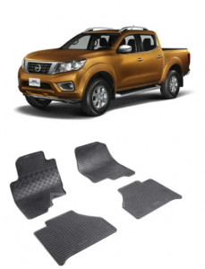 Nissan Navara Le New, Pick-Up, fabricat din 2007 - Prezent, set covorase auto dedicate, din cauciuc 100% Premium accesorii pentru autoturismul tau - masina v158331