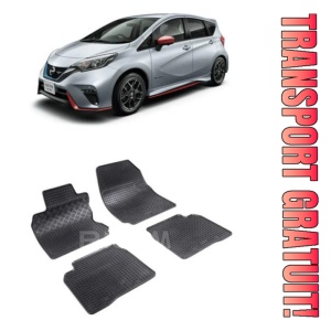 Nissan Note E11, Hatchback, fabricat din 2006 - 09.2013, set covorase auto dedicate, din cauciuc 100% Premium - Img 1