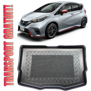 Nissan Note E12 Hatchback din 10.2013 - 03.2016, Tavita Pentru Portbagaj Lux Premium Dedicata, Podea Ajustabila Pe Inaltime *1